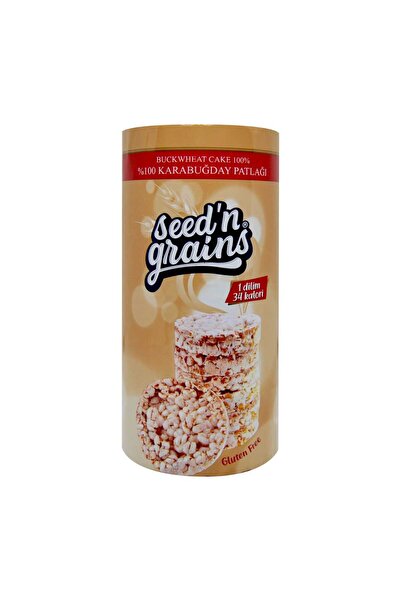 Seed'n Grains Glutensiz Karabuğday Patlağı 125 gr