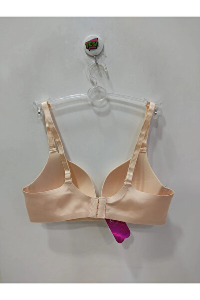 F.K Fk Laser Cut Unpadded and Underwire-Free Bra-Tan
