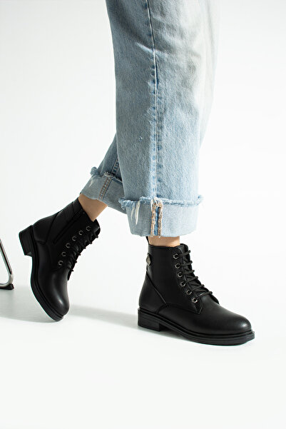 nevanın pabuçları Mira bağcıklı toka detaylı rahat kalıp kadın bot