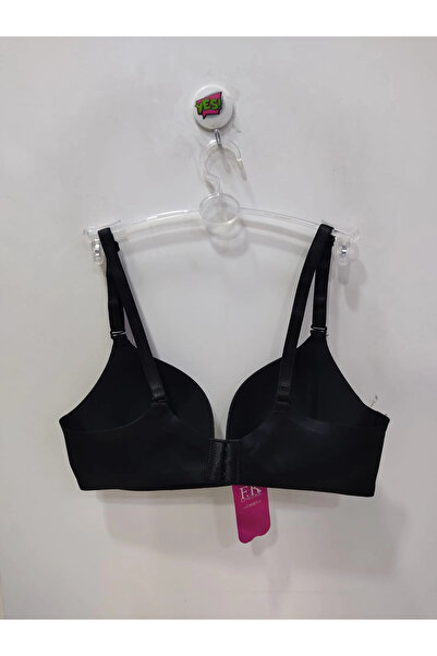 F.K Fk Laser Cut Unpadded and Underwire-Free Bra-Black