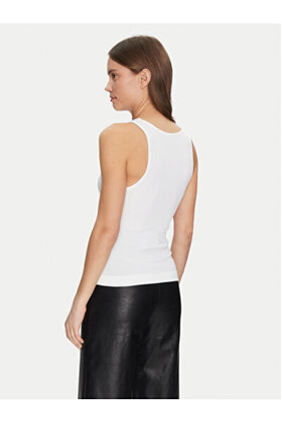 Guess New Sl Round Women's White Top W5Gp57Kcv52-G011