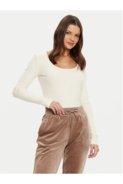 Guess Women's Blouse Ecru V4BP07K8RT2