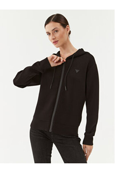 Guess Hanorac pentru femei negru V3RQ11K7UW2