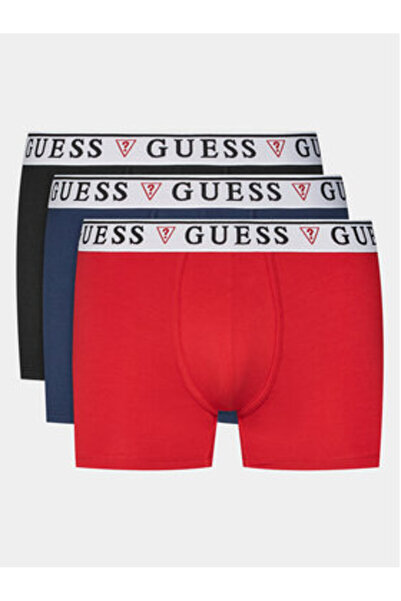 Guess Men's Set of 3 Boxer Shorts Colorful U97G01KCD31