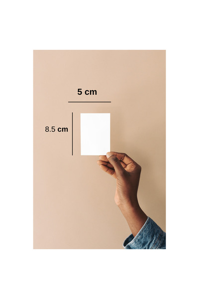 Yuesgo Boş Karton Kart 200 Adet – 8.5x5 cm – Kelime Kartı ve E-Ticaret İçin