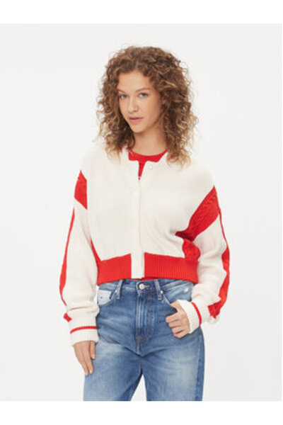 Tommy Jeans Women's Cardigan DW0DW15856 Beige