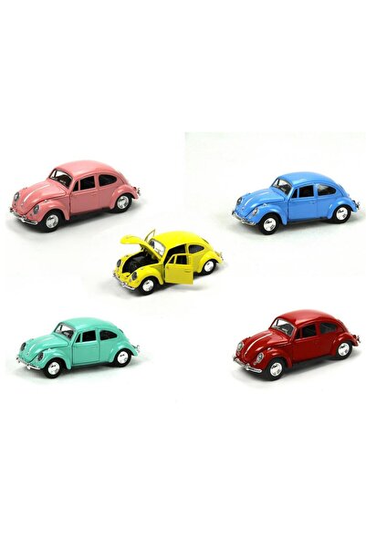 BYCEGU 01796 PASTEL RENKLİ ÇEK BIRAK METAL OYUNCAK KAPLUMBAĞ ARABASI BİR ADETTİR