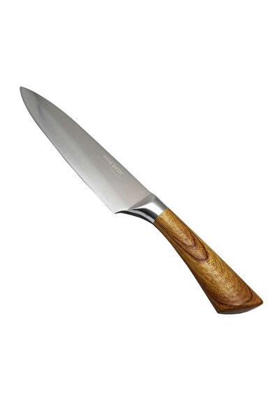 Konedi Cuțit de bucătar, Konedi, oțel inoxidabil, mâner cu aspect de lemn, 20 cm