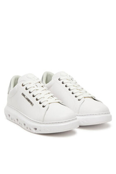Karl Lagerfeld Ανδρικά αθλητικά παπούτσια λευκά KARL LAGERFELD-KL54519A 01S ΛΕΥΚΑ ΜΕ ΑΣΗΜΙ