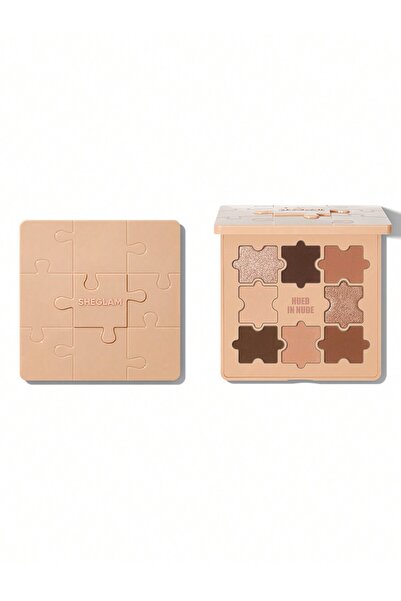 SHEGLAM Jazy Jigsaw Eyeshadow Palette-Hued in Nude