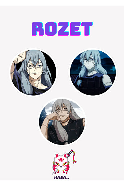Hara Company Jujutsu Kaisen Animesi Mahito Anime Rozet Seti 3’lü