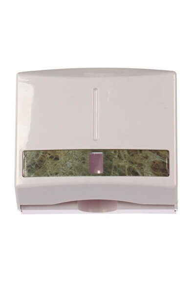 SHOPIENS Dispenser hartie, 1086-1, alb + verde, plastic ABS