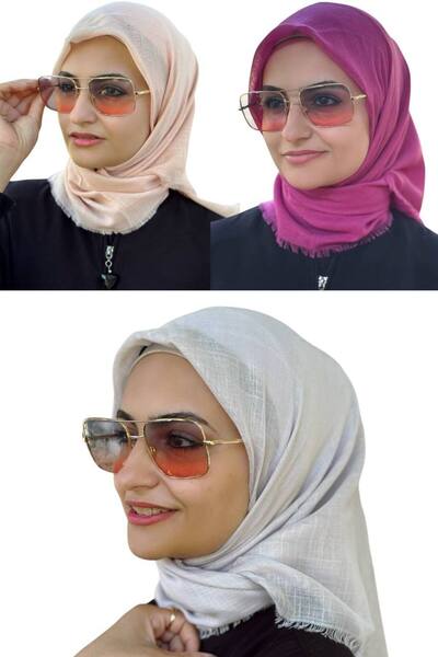 ALDAİR 3 قطع من الأوشحة المزخرفة بالكتابة والفلامنكو