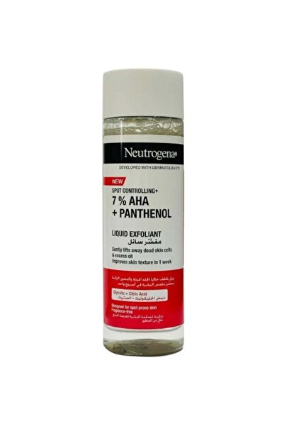 Neutrogena Spot Control Liquid Scrub with 7% Alpha Hydroxy Acid and Panthenol - 125 ml