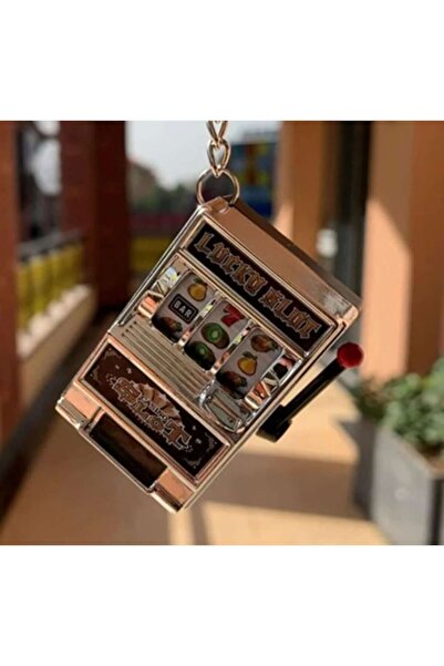 dalimag Breloc Pacanele Slot Machine Rosu, 5 cm