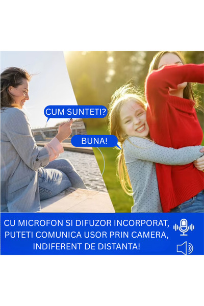Taggo Cameră de supraveghere 4G, 4MP, încărcare solară, detectare mișcare umană, vedere nocturnă color, IP66, 64GB