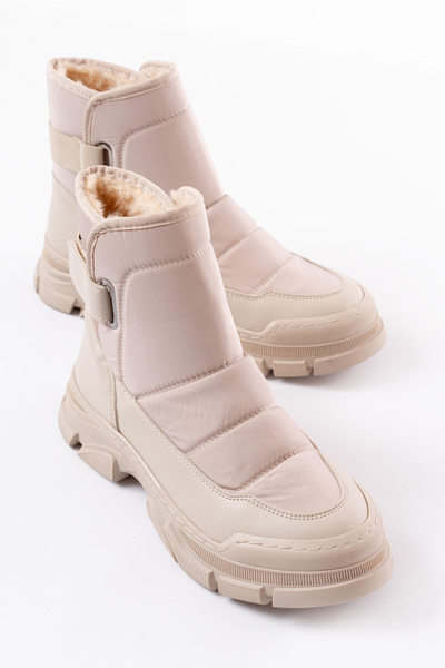 Madam Tarz CRT-592 Kalın Taban Paraşüt Kumaş Bot