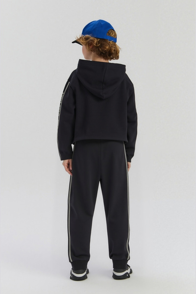 Nebbati Boy Anthracite Tracksuit Bottom