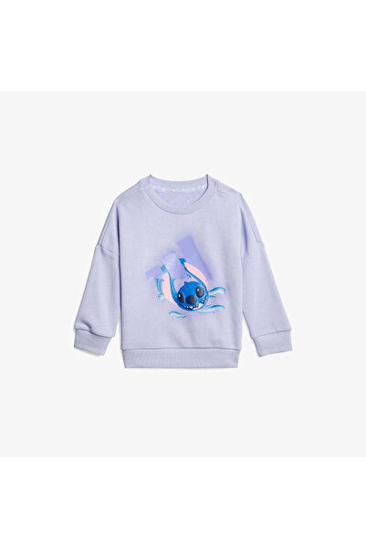 adidas x Disney Lilo & Stitch Çocuk Mor Eşofman Takımı