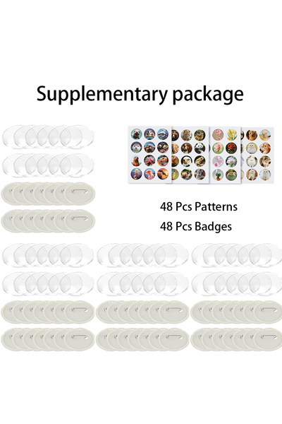 Choice صانع شارات حزمة المكملات الغذائية للأطفال، آلة صنع شارات أزرار الدبوس ...