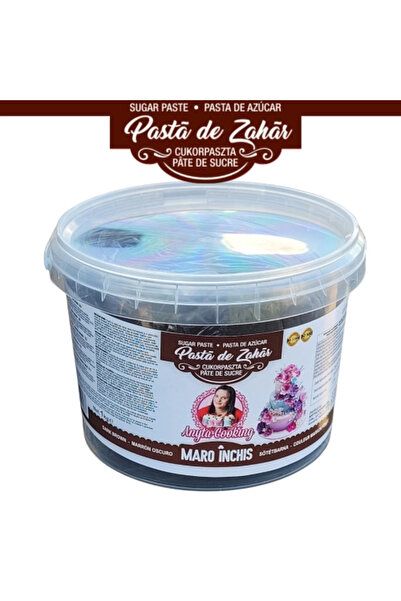 Anyta Cooking Pastă de zahăr premium - Maro închis - 1 kg -