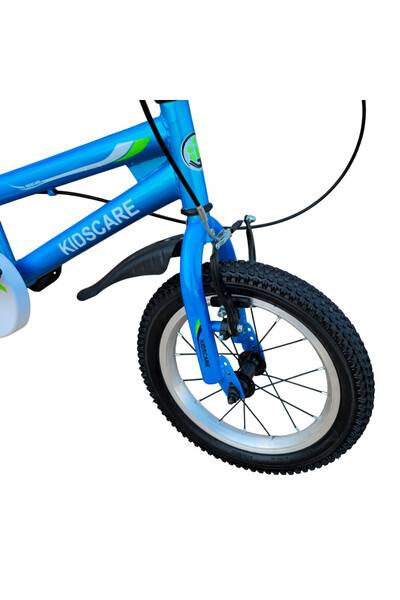 KidsCare Kids Bike 5-8 Years HappyBoy Blue 16 inch – with Training Wheels