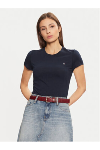 Tommy Jeans Tricou damă DW0DW20459 bleumarin