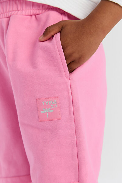 Tyess Girl Pink Tracksuit Bottom