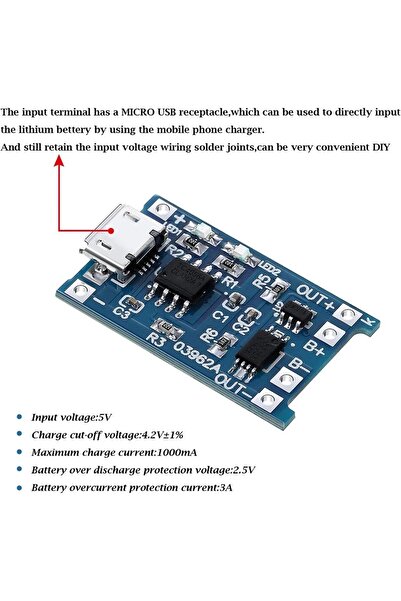 choice2 10 قطع من micro usb 10 قطع 5 فولت 1 أمبير 18650 لوحة شحن بطارية ليثيو...