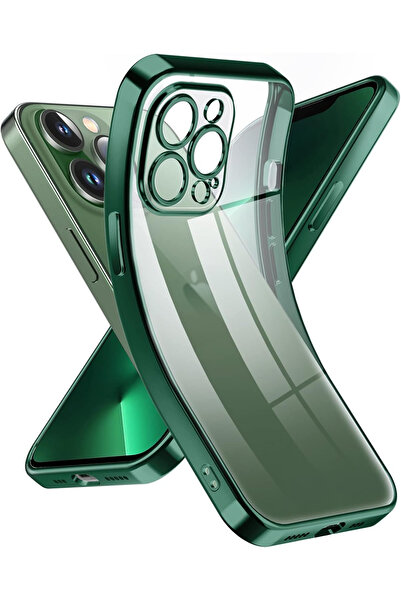 OEM Carcasa Supdeal crystal clear compatibila Iphone 13Pro, 6.1 inchi, verde