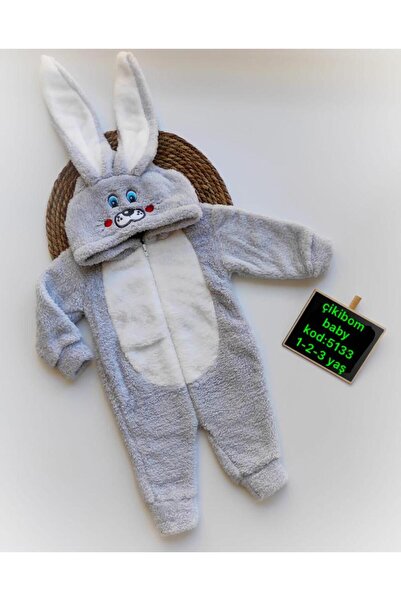 Bilge Trend Baby Boy Children's Welsoft Plush Rabbit Ear Costume Winter Sleeping Bag