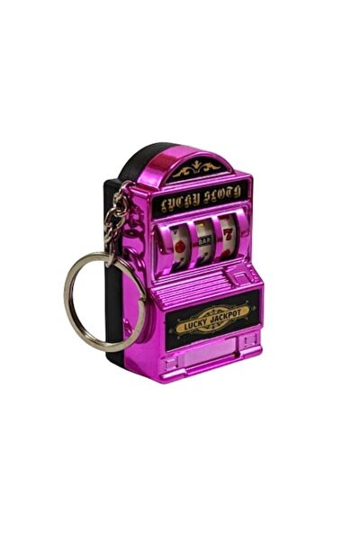 dalimag Aparat de sloturi Breloc, interactiv, manetă funcțională, roz, 6 cm x...