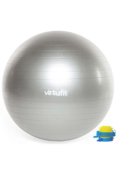 VirtuFit Anti-Burst Pro Inflatable Fitness Ball - Gray - 45 cm