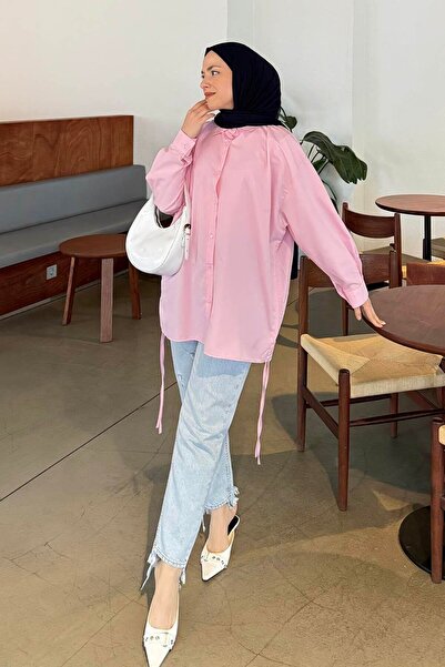 lamelif Oversize Shirt Candy Pink