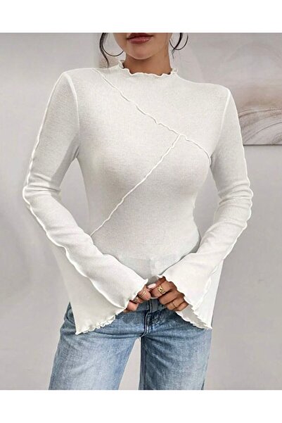 BİGÜMEX Γυναικεία ισπανική κομψή μπλούζα με μανίκια