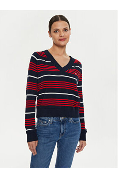 Tommy Jeans Pulover de damă DW0DW18652 albastru