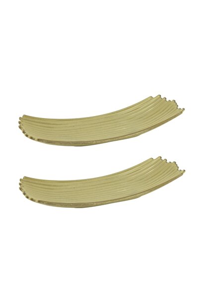 Culinaro Set of 2 Akira boat-type ceramic plates 40x14cm