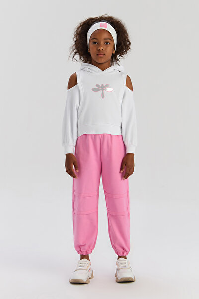 Tyess Girl Pink Tracksuit Bottom