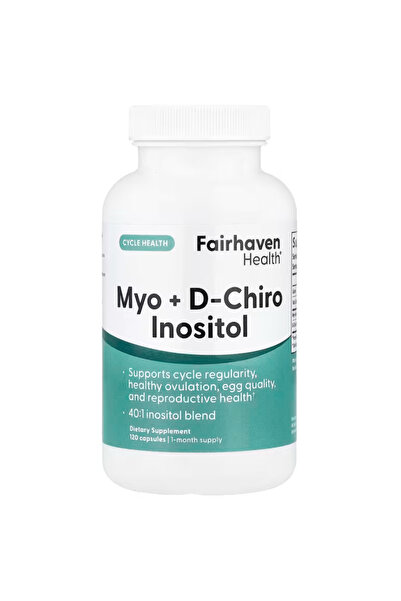 Fairhaven Health Myo-Inositol and D-Chiro Inositol Supplement for Women 40:1 ...