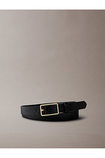 Calvin Klein حزام نسائي بإبزيم مربع