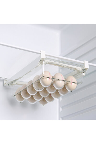 Choice صندوق بيض 1 قطعة صندوق تخزين بيض الثلاجة، صندوق تخزين الطعام والفواكه على شكل درج، رف بيض، حامل بيض