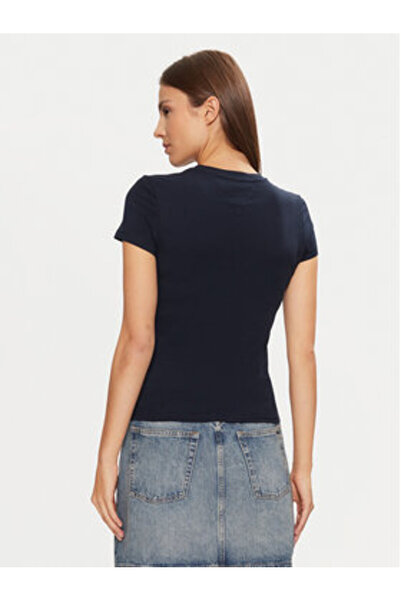 Tommy Jeans Tricou damă DW0DW20459 bleumarin