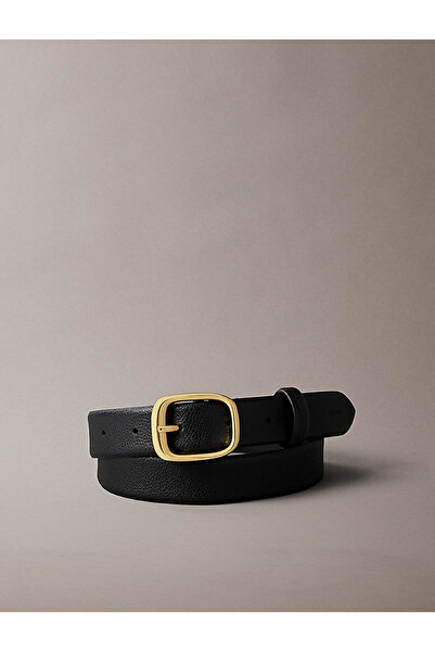 Calvin Klein حزام نسائي عريض بإبزيم مزخرف