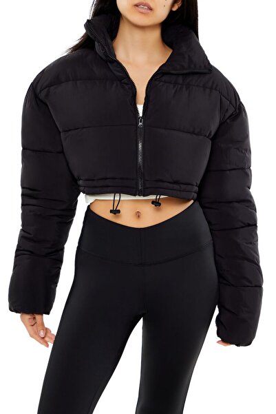 Forever 21 Puffer Crop Mont