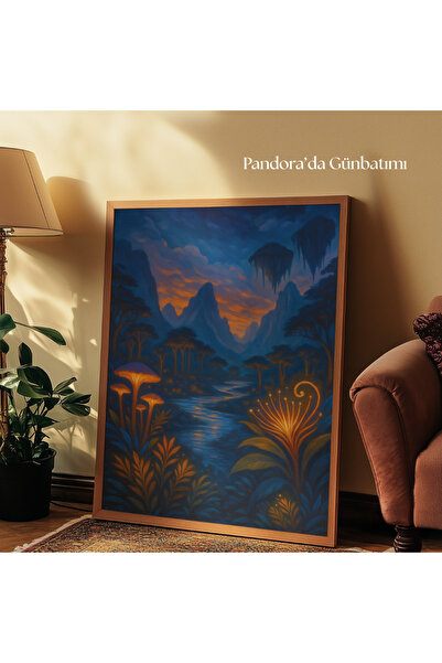 tuvart Sayılarla Boyama Seti Avatar 35x50cm, - Günbatımı