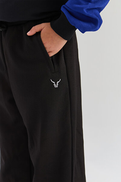 Nebbati Boy Anthracite Tracksuit Bottom