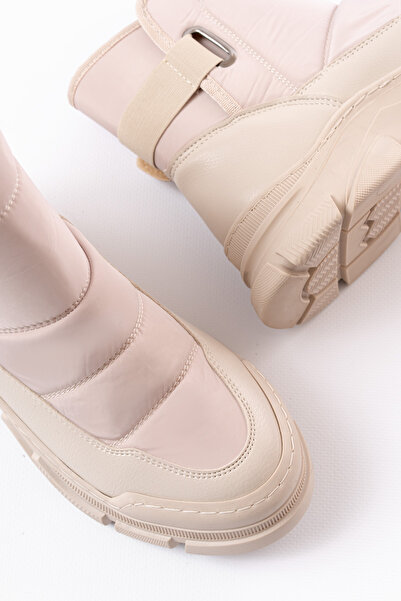 Madam Tarz CRT-592 Kalın Taban Paraşüt Kumaş Bot