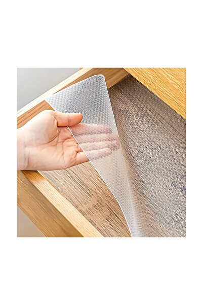 Lara Çarşı ( 4ADET ) Kaymaz Dolap Içi Çekmece Raf Örtüsü Kaydırmaz 45cmx10