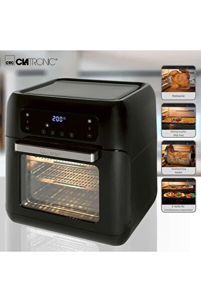 CLATRONIC Air Fryer, Clatronic, 11 liters, black
