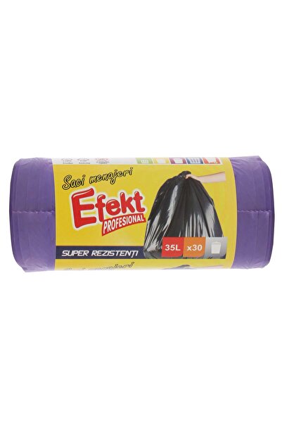Efekt Trash bags / garbage Efekt, super resistant, violet, 35 L, 30 pieces